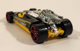 2013 Hot Wheels Triple Track Twister Honda Racer Black Yellow Die Cast Toy Race Car Vehicle