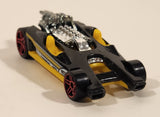 2013 Hot Wheels Triple Track Twister Honda Racer Black Yellow Die Cast Toy Race Car Vehicle