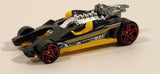 2013 Hot Wheels Triple Track Twister Honda Racer Black Yellow Die Cast Toy Race Car Vehicle