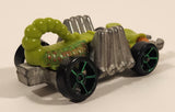 2011 Hot Wheels Thrill Racers - Cave Eevil Weevil Lime Green Die Cast Toy Car Vehicle