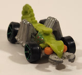 2011 Hot Wheels Thrill Racers - Cave Eevil Weevil Lime Green Die Cast Toy Car Vehicle