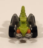 2011 Hot Wheels Thrill Racers - Cave Eevil Weevil Lime Green Die Cast Toy Car Vehicle