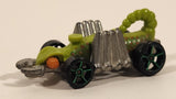 2011 Hot Wheels Thrill Racers - Cave Eevil Weevil Lime Green Die Cast Toy Car Vehicle