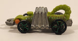 2011 Hot Wheels Thrill Racers - Cave Eevil Weevil Lime Green Die Cast Toy Car Vehicle