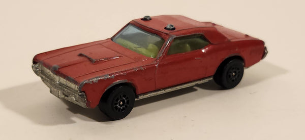 Vintage Corgi Juniors Whizzwheels Mercury Cougar XR7 Fire Department Red Cast Toy Car Vehicle