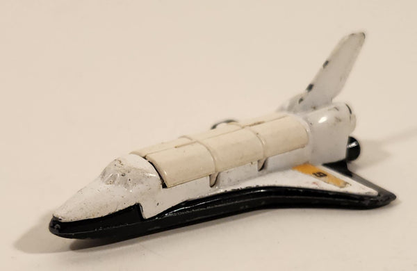 Vintage Corgi Juniors 007 Moonraker Space Shuttle White Die Cast Toy Spacecraft Vehicle Made in Gt. Britain