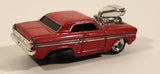 2002 Funline Muscle Machines Ford Thunderbolt Red Die Cast Toy Car Vehicle Missing A Wheel