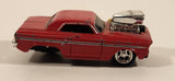 2002 Funline Muscle Machines Ford Thunderbolt Red Die Cast Toy Car Vehicle Missing A Wheel