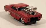 2002 Funline Muscle Machines Ford Thunderbolt Red Die Cast Toy Car Vehicle Missing A Wheel