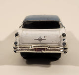 2002 Funline Muscle Machines 1956 Old 88 Blue and White Die Cast Toy Car Vehicle Missing The Engine