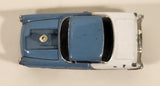 2002 Funline Muscle Machines 1956 Old 88 Blue and White Die Cast Toy Car Vehicle Missing The Engine
