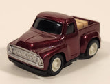 Namco Pickup Truck with Cargo Dark Red Pull Back Die Cast Toy Car Vehicle