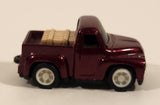 Namco Pickup Truck with Cargo Dark Red Pull Back Die Cast Toy Car Vehicle