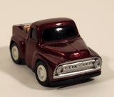 Namco Pickup Truck with Cargo Dark Red Pull Back Die Cast Toy Car Vehicle