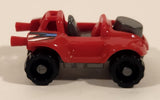 Kinder Surprise Red Miniature Plastic Toy Car Vehicle FF044