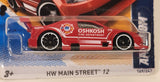 2012 Hot Wheels HW Main Street 12 Amazoom Red Die Cast Toy Car Vehicle New in Package Short Card