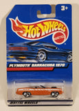 1999 Hot Wheels 1970 Plymouth Barracuda Convertible Orange Die Cast Toy Car Vehicle New in Package
