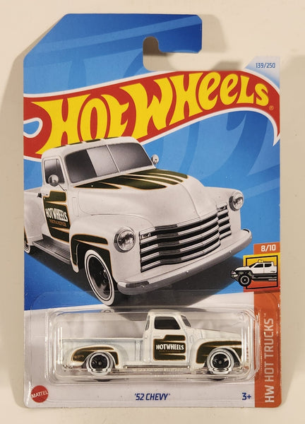 2024 Hot Wheels HW Hot Trucks '52 Chevy Truck White Die Cast Toy Car Vehicle New in Package