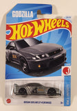 2024 Hot Wheels HW J-Imports Godzilla Nissan Skyline GT-R (BCNR33) Dark Silver Grey Die Cast Toy Car Vehicle New in Package