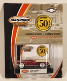 2002 Matchbox Collectibles 1955 Chevrolet Bel Air Convertible Red Die Cast Toy Car Vehicle with Stackable Display New in Package