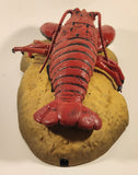 Gemmy Rocky The Singing Lobster Animatronic Singing Moving Red Lobster Themed Plaque Novelty Collectible No Adapter