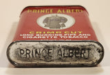 Vintage Prince Albert Crimp Cut Long Burning Pipe And Cigarette Red Hinged 1 5/8 Oz. Tobacco Tin