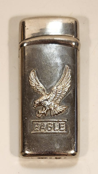 Oslu Embossed Eagle Silver Tone Butane Lighter