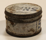Vintage Snap Hand Cleaner "Cleans Dirty Hands" Small Trial Size Tin Metal Container