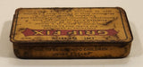 Vintage Dr Reid's Grip Fix For Colds and La Grippe Small Tin Metal Container Western Wholesale Drug Ltd. Vancouver, B.C.