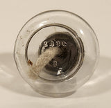 Antique Small Alcohol Lamp with Wick Glass with Metal Screw on Lid Base Marked 2436