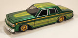 Maisto Lowriders 1987 Chevrolet Caprice Green 1/26 Scale Die Cast Toy Car Vehicle with Opening Doors Hood Trunk