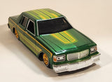Maisto Lowriders 1987 Chevrolet Caprice Green 1/26 Scale Die Cast Toy Car Vehicle with Opening Doors Hood Trunk