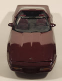 Maisto 1992 Corvette ZR-1 Burgundy Purple 1/18 Scale Die Cast Toy Car Vehicle with Opening Doors Hood Trunk
