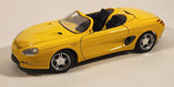 Maisto Mustang Mach III Convertible Yellow 1/18 Scale Die Cast Toy Car Vehicle with Opening Doors Hood Trunk