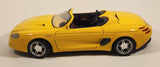 Maisto Mustang Mach III Convertible Yellow 1/18 Scale Die Cast Toy Car Vehicle with Opening Doors Hood Trunk