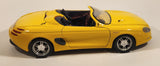 Maisto Mustang Mach III Convertible Yellow 1/18 Scale Die Cast Toy Car Vehicle with Opening Doors Hood Trunk