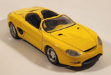 Maisto Mustang Mach III Convertible Yellow 1/18 Scale Die Cast Toy Car Vehicle with Opening Doors Hood Trunk