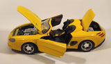 Maisto Mustang Mach III Convertible Yellow 1/18 Scale Die Cast Toy Car Vehicle with Opening Doors Hood Trunk
