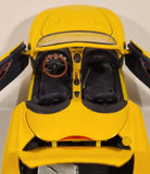 Maisto Mustang Mach III Convertible Yellow 1/18 Scale Die Cast Toy Car Vehicle with Opening Doors Hood Trunk
