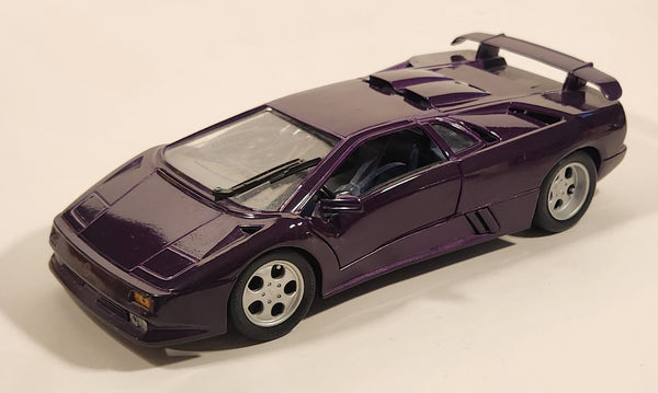 1995 Maisto Special Edition 30th Anniversary Lamborghini Jota Purple 1/18 Scale Die Cast Toy Car Vehicle with Opening Doors Hood Trunk