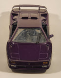 1995 Maisto Special Edition 30th Anniversary Lamborghini Jota Purple 1/18 Scale Die Cast Toy Car Vehicle with Opening Doors Hood Trunk