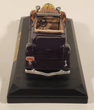 Redbox 1934 Ford Coupe Convertible Purple with Flames 1/24 Scale Die Cast Toy Car Vehicle with Opening Doors Hood Trunk
