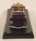 Redbox 1934 Ford Coupe Convertible Purple with Flames 1/24 Scale Die Cast Toy Car Vehicle with Opening Doors Hood Trunk