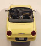 Maisto Ford Thunderbird Yellow 1/18 Scale Die Cast Toy Car Vehicle with Opening Doors Hood Trunk