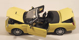Maisto Ford Thunderbird Yellow 1/18 Scale Die Cast Toy Car Vehicle with Opening Doors Hood Trunk