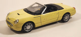 Maisto Ford Thunderbird Yellow 1/18 Scale Die Cast Toy Car Vehicle with Opening Doors Hood Trunk Missing Mirrors