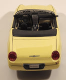 Maisto Ford Thunderbird Yellow 1/18 Scale Die Cast Toy Car Vehicle with Opening Doors Hood Trunk Missing Mirrors
