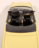 Maisto Ford Thunderbird Yellow 1/18 Scale Die Cast Toy Car Vehicle with Opening Doors Hood Trunk Missing Mirrors