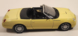 Maisto Ford Thunderbird Yellow 1/18 Scale Die Cast Toy Car Vehicle with Opening Doors Hood Trunk Missing Mirrors