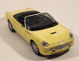 Maisto Ford Thunderbird Yellow 1/18 Scale Die Cast Toy Car Vehicle with Opening Doors Hood Trunk Missing Mirrors